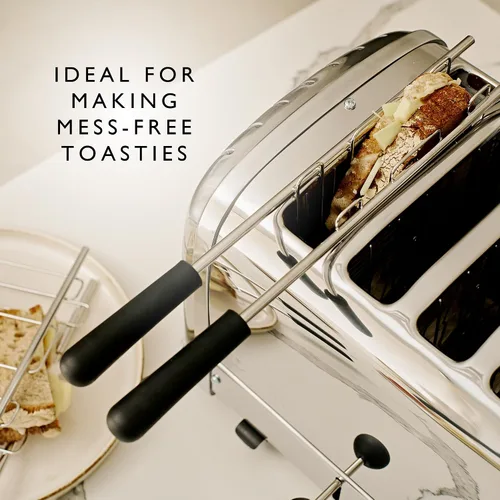 Miniatura 7 de Dualit Jaula de sándwich clásica para tostadoras clásicas Dualit 1 jaula de sándwich para hacer sándwiches tostados en tu tostadora Dualit Jaula