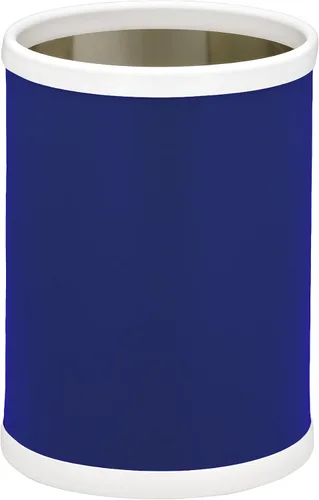 Kraftware Fun Colors - Cesta de basura redonda, 11 pulgadas, color azul rey Azul Real