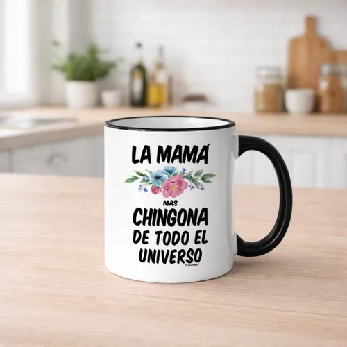 Miniatura 7 de Casitika Taza Chingona. Regalos para mamá mexicana. Taza de café La Mama Mas Chingona De Todo El Universo. Regalos para Mama De Cumpleaños.
