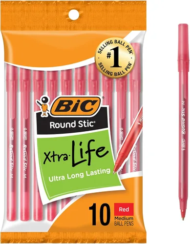 Miniatura 47 de BIC Round Stic Xtra Life - Bolígrafo redondo, punta mediana