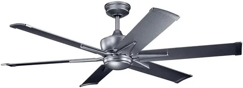 Miniatura 6 de KICHLER 300300OZ - Ventilador de techo con 6 aspas de bronce antiguo con luz de 31 vatios, bronce antiguo, 60 pulgadas