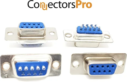 Miniatura 7 de PC Accessories - DB9 hembra D-Sub conector tipo soldadura, paquete de 50