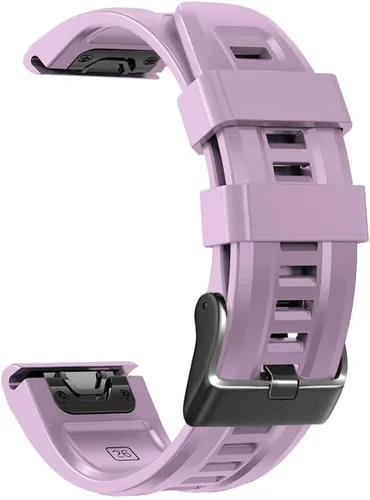 Miniatura 9 de REYDA Correa de silicona compatible con Garmin Fenix 7X/7X Pro/6X/6X Pro/5X/5X Plus/3/3 HR, 1.024 in, ajuste rápido, pulsera de silicona suave