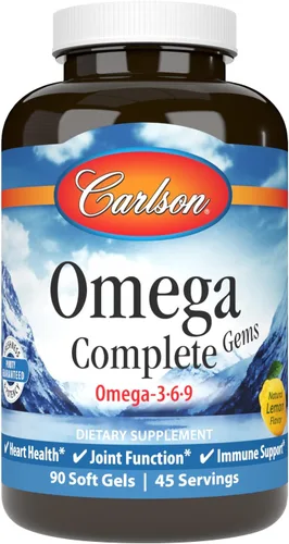 Miniatura 17 de Carlson - Gemas Elite Omega-3, 1600 mg de ácidos grasos omega-3 incluyendo EPA y DHA, suplemento de aceite de pescado noruego, capturado