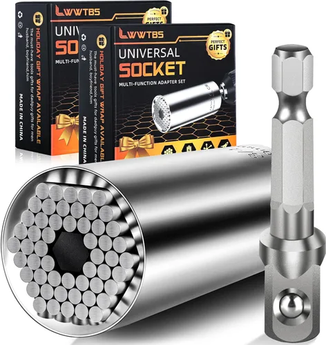 Miniatura 7 de Regalos para el Día del Padre de parte de hija, hijo, esposa, herramientas de enchufe súper universales, regalos para hombre, juego de enchufes