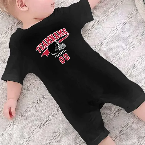 Miniatura 71 de Traje de fútbol personalizado para bebé, hace que tu bebé nombre y número de ropa de fútbol regalos