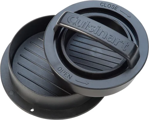Miniatura 4 de Cuisinart Prensa de hamburguesas rellena 3 en 1, máquina antiadherente para hacer hamburguesas rellenas, accesorio para parrilla para hacer