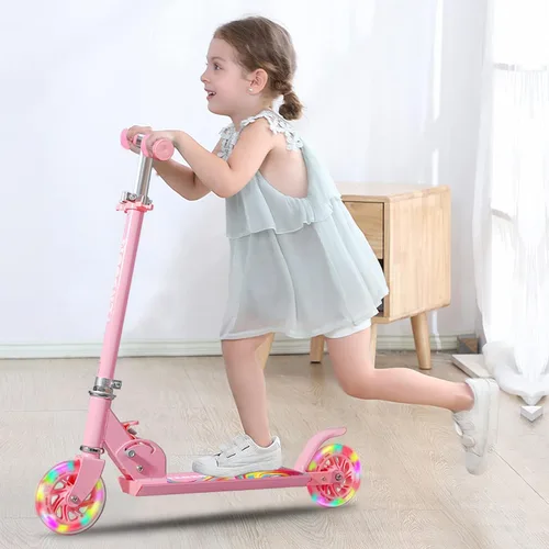 Miniatura 4 de Juguetes de patinete para niños de 6 a 12/3 a 5 años, regalos de Navidad y cumpleaños para niñas y niños, patinete fácil de plegar para niños