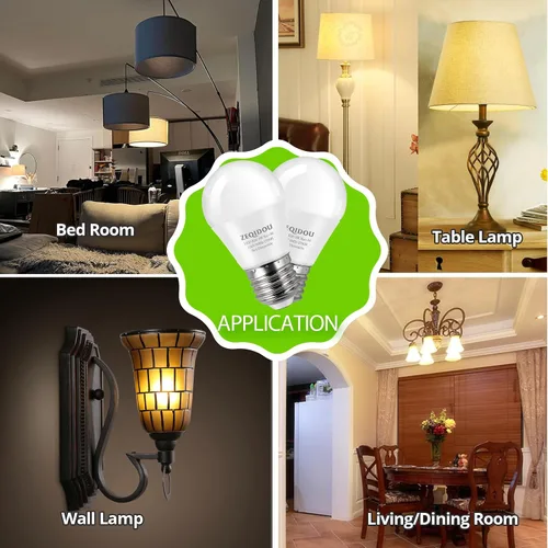 Miniatura 6 de Bombillas equivalentes a 25 W, bombillas LED de 3 W, color blanco suave, 2700 K, A15 E26, bombillas de bajo vatio, para dormitorio, lámpara de mesa