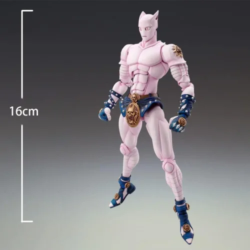 Miniatura 7 de QAHEART Figuras de Killer Queen de Kira Yoshikage, figuras de anime, estatuas de acción ultra móviles para cumpleaños Killer Queen Blanco