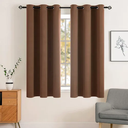 Miniatura 73 de MIULEE Cortinas opacas para dormitorio o sala de estar, juego de 2 paneles de cortina para ventana con aislamiento térmico y bloqueo de luz