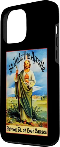 Miniatura 2 de Funda para iPhone 13 Pro Max St. Jude el Apóstol de Jesús Causas Perdidas Patrono