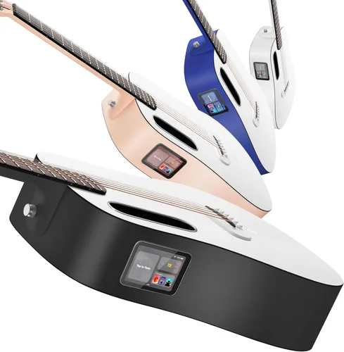 Miniatura 2 de Guitarras inteligentes LAVA ME PLAY, Sistema HILAVA 2.0, Guitarra acústica eléctrica para diestros de 6 cuerdas de acero para adultos, adolescentes