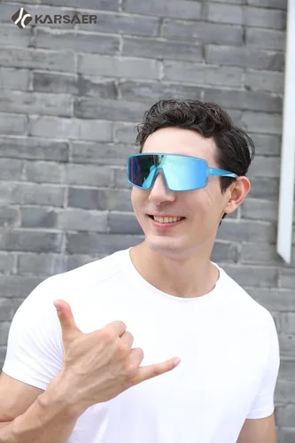 Miniatura 2 de Karsaer Vision - Gafas de sol deportivas para hombres y mujeres, gafas de sol de béisbol para jóvenes, niños, adolescentes y niñas Rojo