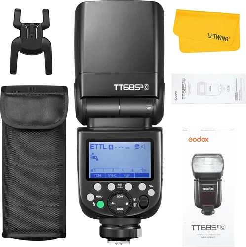 Miniatura 12 de Godox TT685II TT685II-S Flash para Sony, 2.4G TTL Flash externo Speedlite HSS 1/8000s GN60, bloqueo de liberación rápida, conversión instantánea TCM