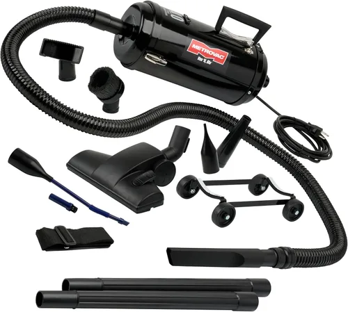 Miniatura 5 de METROVAC Aspiradora VNB-73B Sopladora Aspiradora - Capacidad de 1 Cuarto de Galón, Motor de 4 Caballos de Fuerza, Portátil y Duradera, Construcción