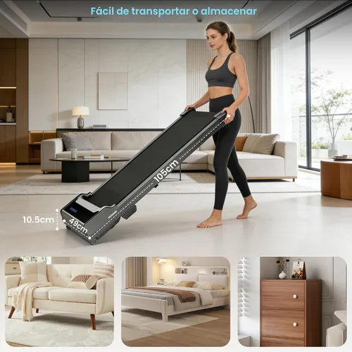 Miniatura 6 de Walking Pad Treadmill for Home - Under Desk Walk Pads with Remote Control Mini Running Portable Electric Machine Adjustable Slim Compact with