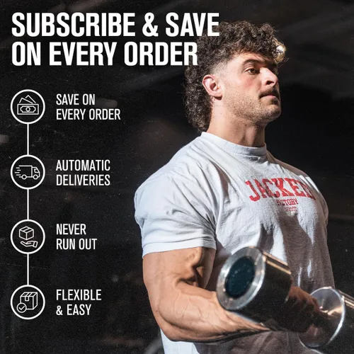 Miniatura 2 de Jacked Factory NITROSURGE Suplemento Pre Entrenamiento - Potenciador de Energía, Ganancias Instantáneas de Fuerza, Enfoque Claro y Bombeos Intensos