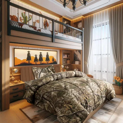 Miniatura 7 de VISI-ONE Realtree APX Camo Juego de edredón individual de 2 piezas – Ropa de cama ligera para todas las estaciones para niños, niños pequeños