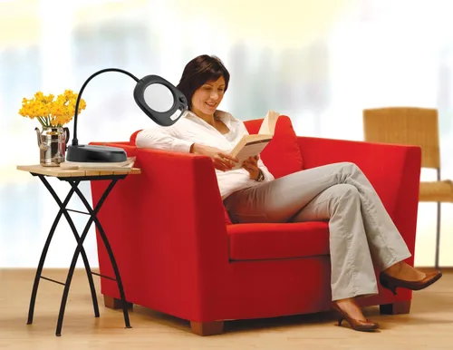 Miniatura 5 de Daylight Company - Lámpara de pie LED y lámpara de mesa, lámpara de pie para sala de estar, dormitorio, salón, oficina, control táctil, brazo Negro