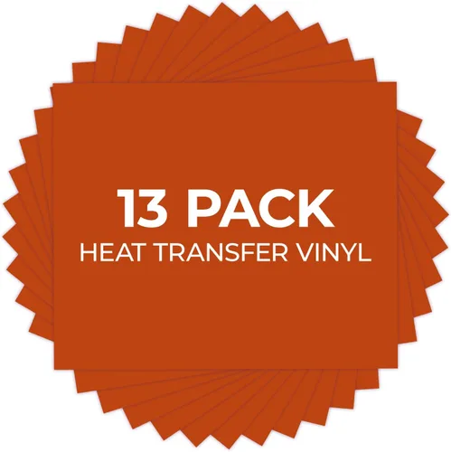 Miniatura 12 de HTVRONT Paquete de 13 vinilos de transferencia de calor rosa bebé, hojas de vinilo para planchar de 12 x 10 pulgadas para camisetas, vinilo HTV