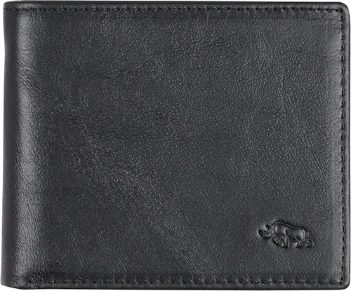 WITH LOVE Cartera plegable para hombre, organizador de dinero, tarjetero de cuero de grano completo, bloqueo RFID, accesorio esencial para hombre,