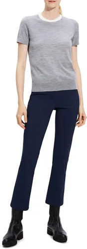 Miniatura 3 de Theory Camiseta básica de lana para mujer Trim