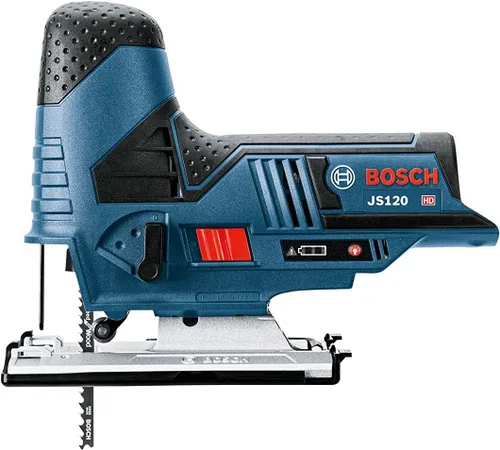 Miniatura 4 de Bosch JS120N Sierra de calar de agarre de barril de 12V Max, inalámbrica, velocidad variable, cambio de hoja de sierra sin herramientas