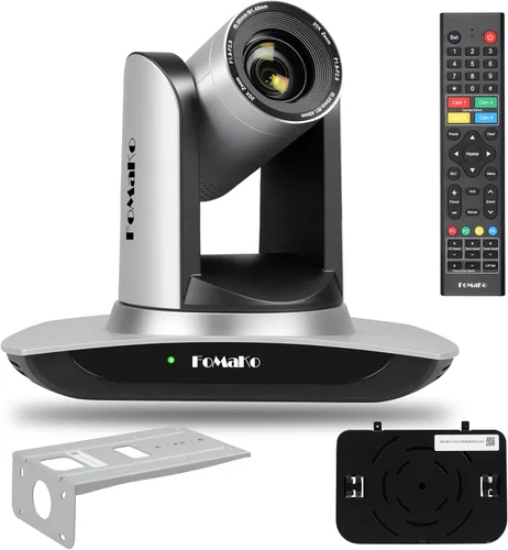 Miniatura 10 de Cámara PTZ FoMaKo 4K HDMI NDI AI con seguimiento automático Gen 3, zoom óptico 20X, cámara PTZ 4K para culto de la iglesia