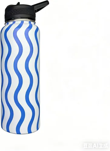 Miniatura 83 de RAYMYLO - Botella de agua aislada de 24 onzas, de acero inoxidable con triple pared al vacío (fría durante 48 horas, caliente durante 24 horas), a