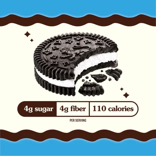 Miniatura 5 de Rip Van LEOs - Galletas de sándwich de galletas y crema, aperitivo bajo en azúcar y bajo en carbohidratos, aperitivos para diabéticos y veganos, 32