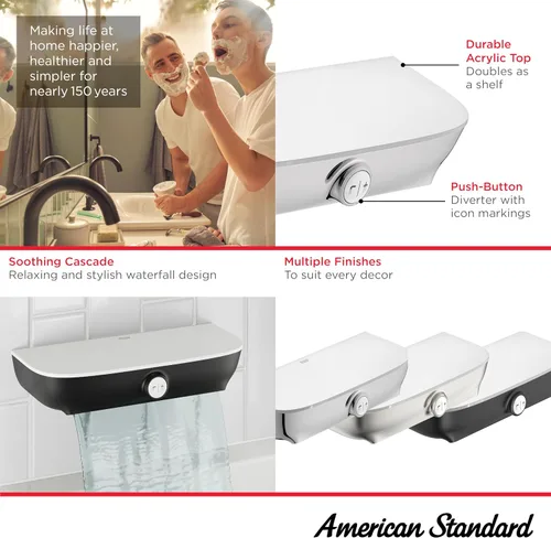 Miniatura 3 de American Standard 8888116.002 Aspirations - Caño para bañera en cascada, cromado Cromo pulido