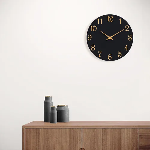 Miniatura 9 de Roymnie Reloj de Pared, Relojes de Pared Modernos de 10 Pulgadas Operados con Batería, Reloj Silencioso Sin Tictac Decorativo para Cocina, Sala