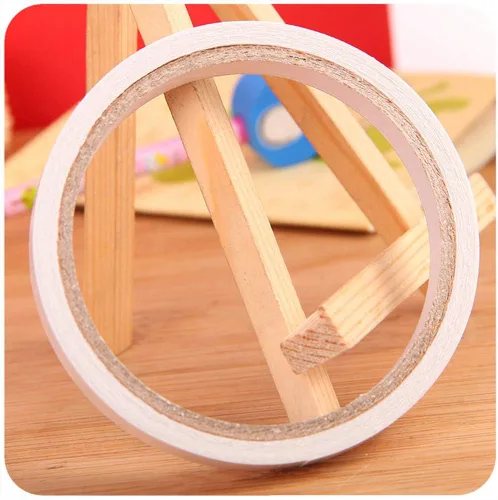 Miniatura 3 de Minelife 10 rollos de cinta adhesiva de doble cara de 1/4 de pulgada para ropa, artes, manualidades, fotografía, álbumes de recortes, lágrima a