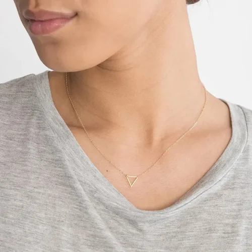 Miniatura 4 de Collner Collar con colgante de corazón de oro de 14 quilates para mujer, delicado collar de estrella, gargantilla de mal de ojo, collar bohemio