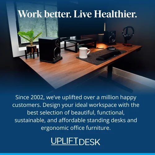 Miniatura 9 de UPLIFT DESK Lámpara de escritorio LED E7, 3 modos de color ajustables, luz de escritorio de oficina en casa regulable para escritorio de pie