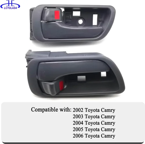 Miniatura 4 de Manija interior de puerta delantera o trasera lado izquierdo del conductor y derecho del pasajero para Toyota Camry 2002-2006, reemplaza#
