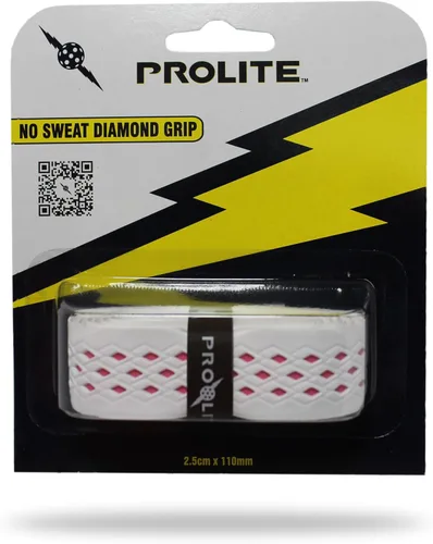 Miniatura 14 de Agarre de diamante sin sudor para palas de pickleball, tenis, raquetball Blanco con base negra