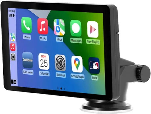 Miniatura 8 de Car and Driver INTELLIDASH PRO - Pantalla táctil IPS inalámbrica con Bluetooth, SiriusXM, Siri Assistant. Soporte para parabrisas de tablero