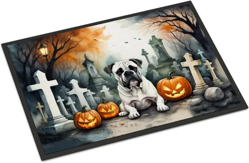 Miniatura 34 de Caroline's Treasures DAC2011MAT - Felpudo de Halloween espeluznante con diseño de Beagle, de 18 x 27 pulgadas, para interiores y exteriores