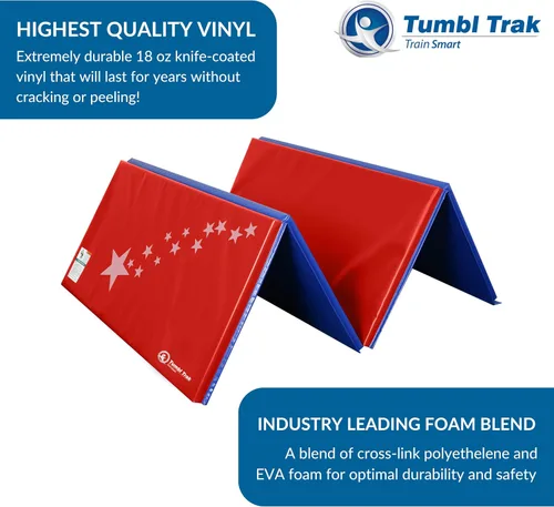 Miniatura 3 de Tumbl Trak Colchoneta plegable para gimnasia Patriotic