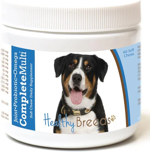 Miniatura 252 de Healthy Breeds Pug todo en uno multivitamínico suave masticable 60