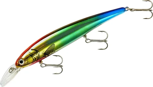 Miniatura 8 de Bandit Lures 4 3/4-Inch Slender Minnow Jerkbait Trolls Up to 27 Feet Deep, Universal Color Patterns, 1 Piece