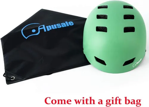 Miniatura 4 de Casco para bicicleta y patineta, ajustable y multideporte para patines y scooter, 3 tallas para adultos, jóvenes, niños y bebés Verde menta