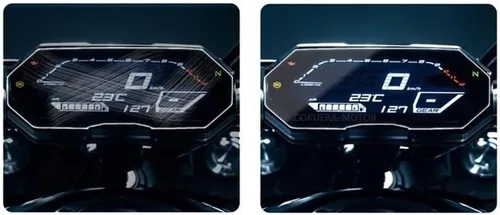 Miniatura 5 de Película antiarañazos para Yam & aha MT-07 FZ-07 2021 2022 Protector de pantalla de racimo de motocicleta 1Set