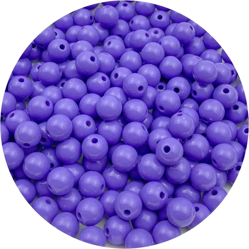 Miniatura 21 de 400 cuentas redondas de acrílico pastel de 0.315 pulgadas (0.315 in), cuentas espaciadoras de color caramelo, cuentas de resina de plástico para 306