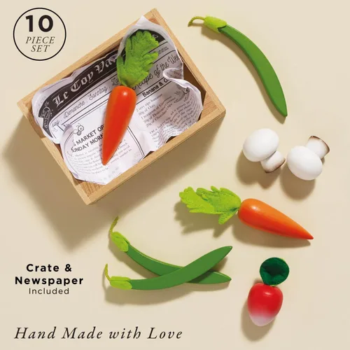 Miniatura 2 de Honeybake, Le Toy Van - Juguete para niños, verduras, de madera prémium, 5 al día