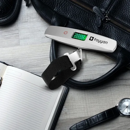 Miniatura 6 de Báscula digital portátil para maleta, báscula colgante, báscula de pesaje de equipaje con luz de fondo y función de tara, capacidad de 110