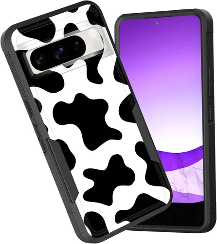 Miniatura 81 de Funda para Pixel 6A, funda híbrida de doble capa resistente a prueba de golpes de policarbonato duro de silicona suave TPU para Google Pixel 6A