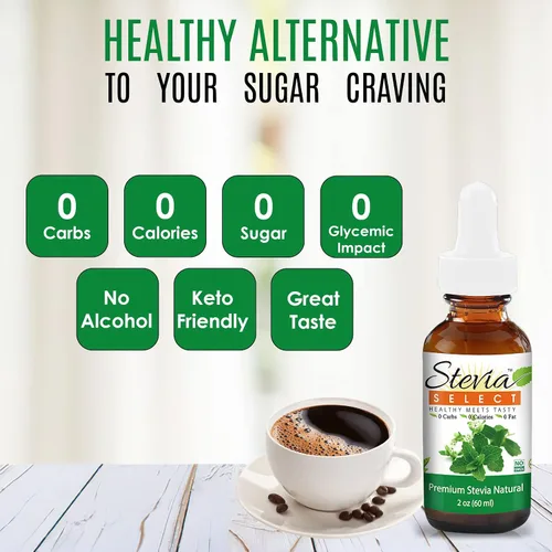 Miniatura 2 de Stevia Drops Hazelnut, Plain Natural, & Root Beer Stevia Select Keto Coffee Sugar-Free Stevia Flavors Bundle (3) Pack